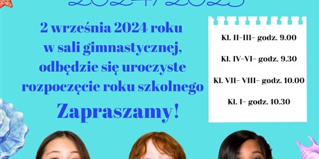 Powiększ grafikę: rozpoczecie-roku-551420.jpg